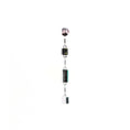 Load image into Gallery viewer, Louisette single left earring in silver, black and green onyx