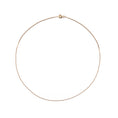 Load image into Gallery viewer, 60 cm 18 carat gold diamond curb chain