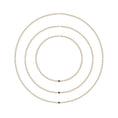 Charger l'image dans la visionneuse de la galerie, Collier perles blanches et noire 50 cm
