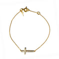 Load image into Gallery viewer, Double Celestial Cross Diamond Bracelet