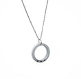 Charger l'image dans la visionneuse de la galerie, Collier H 3 diamants noirs et aluminium anodisé