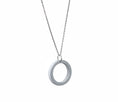 Charger l'image dans la visionneuse de la galerie, Collier H 3 diamants noirs et aluminium anodisé