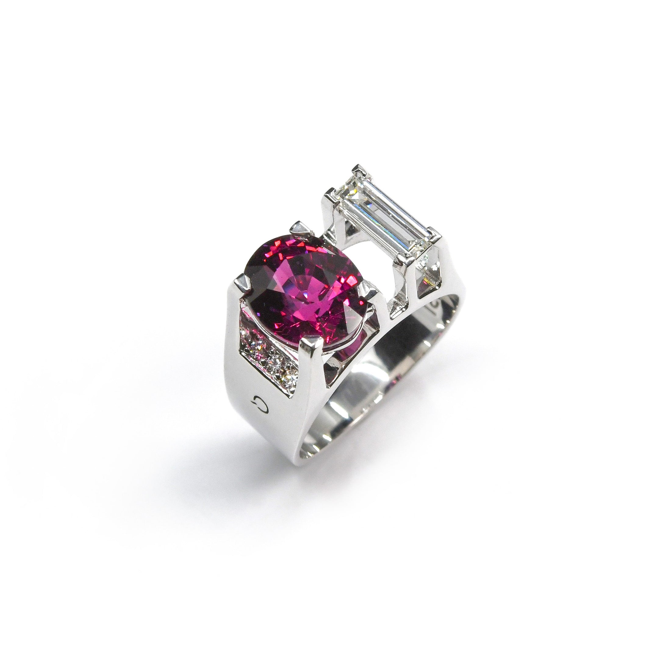 Bague Ame Lumière Rose