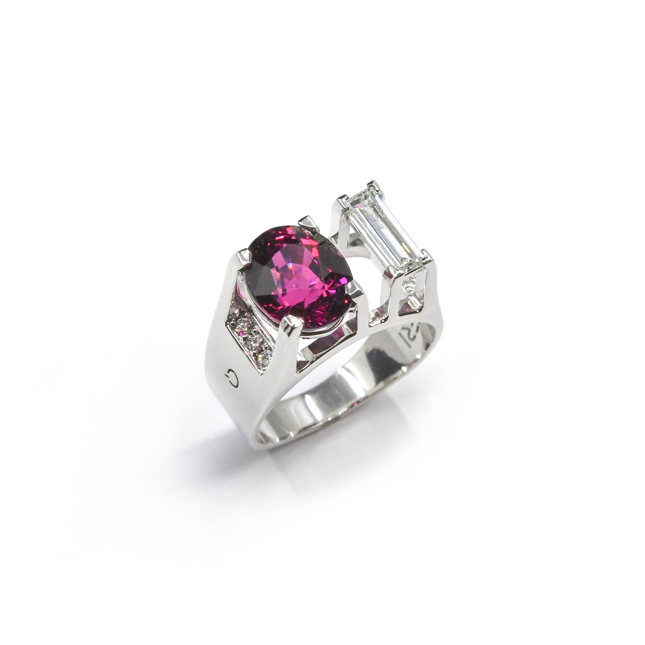 Bague Ame Lumière Rose