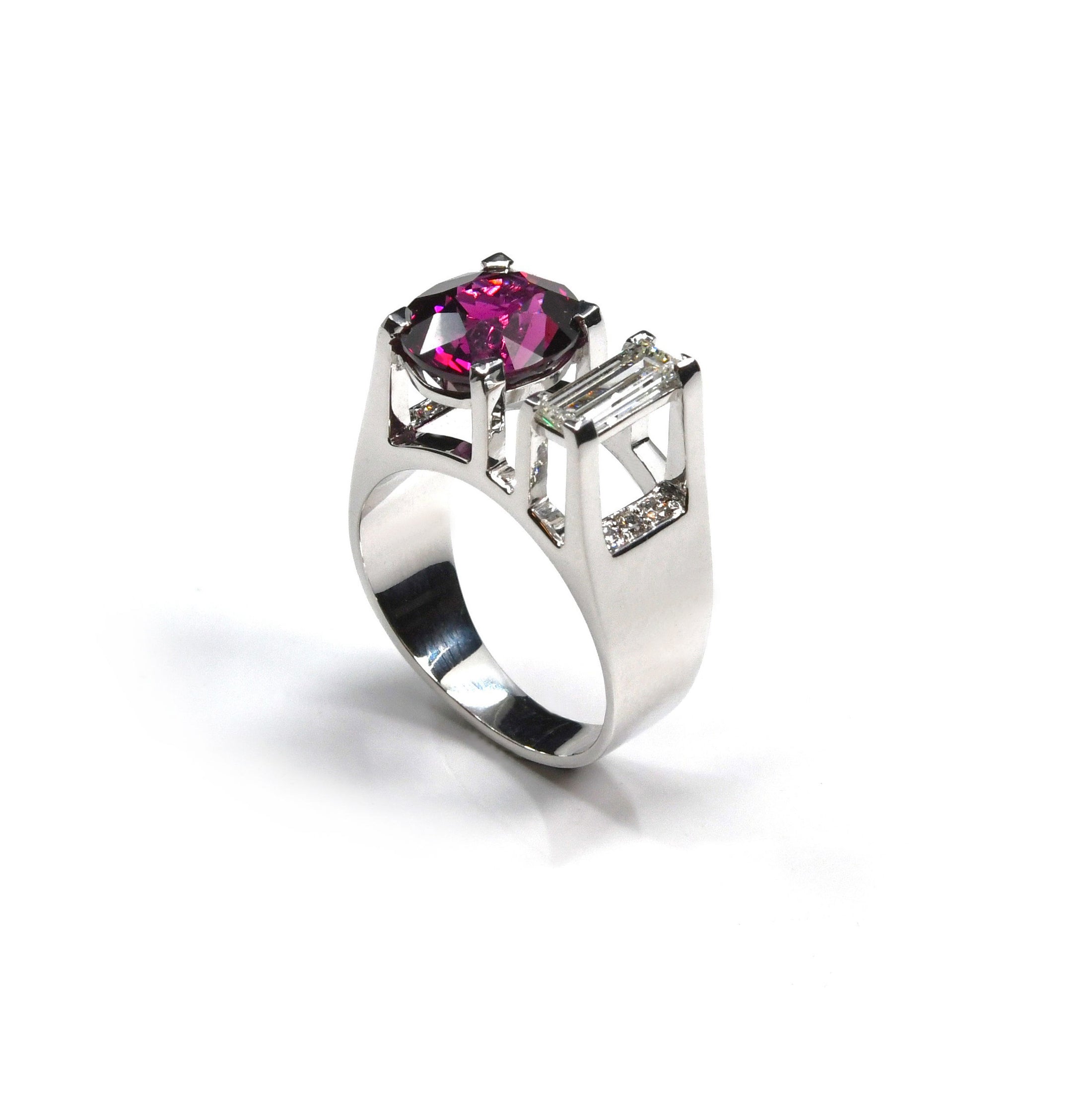 Bague Ame Lumière Rose