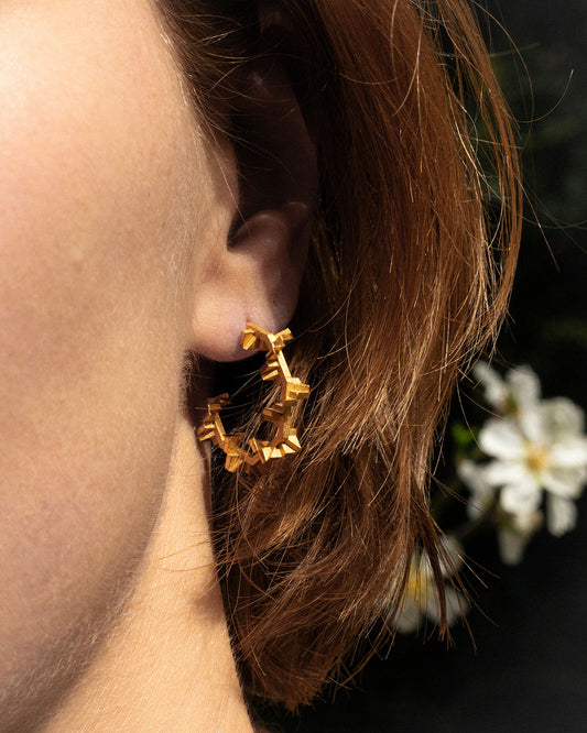 Mono boucle d'oreille Créole Enso