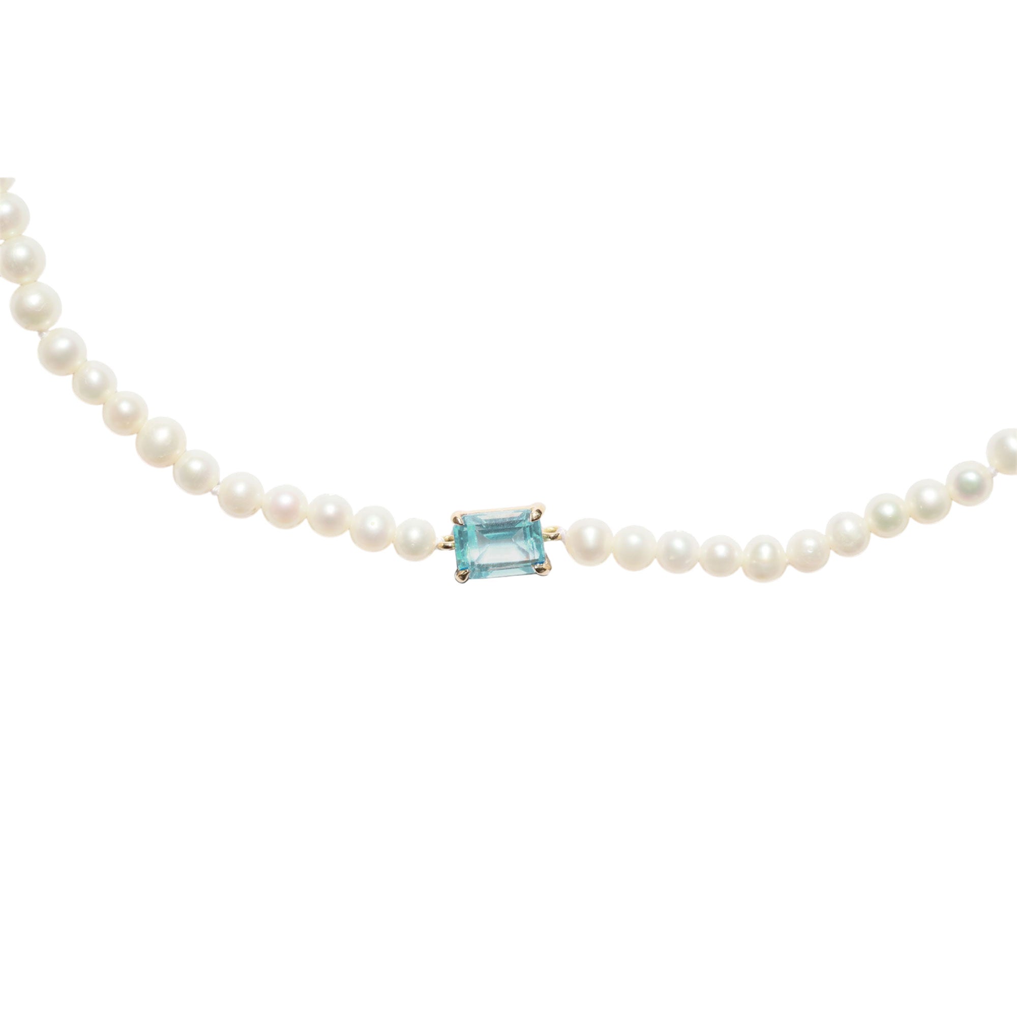 Royal Blue Lagoon Pearl Necklace 