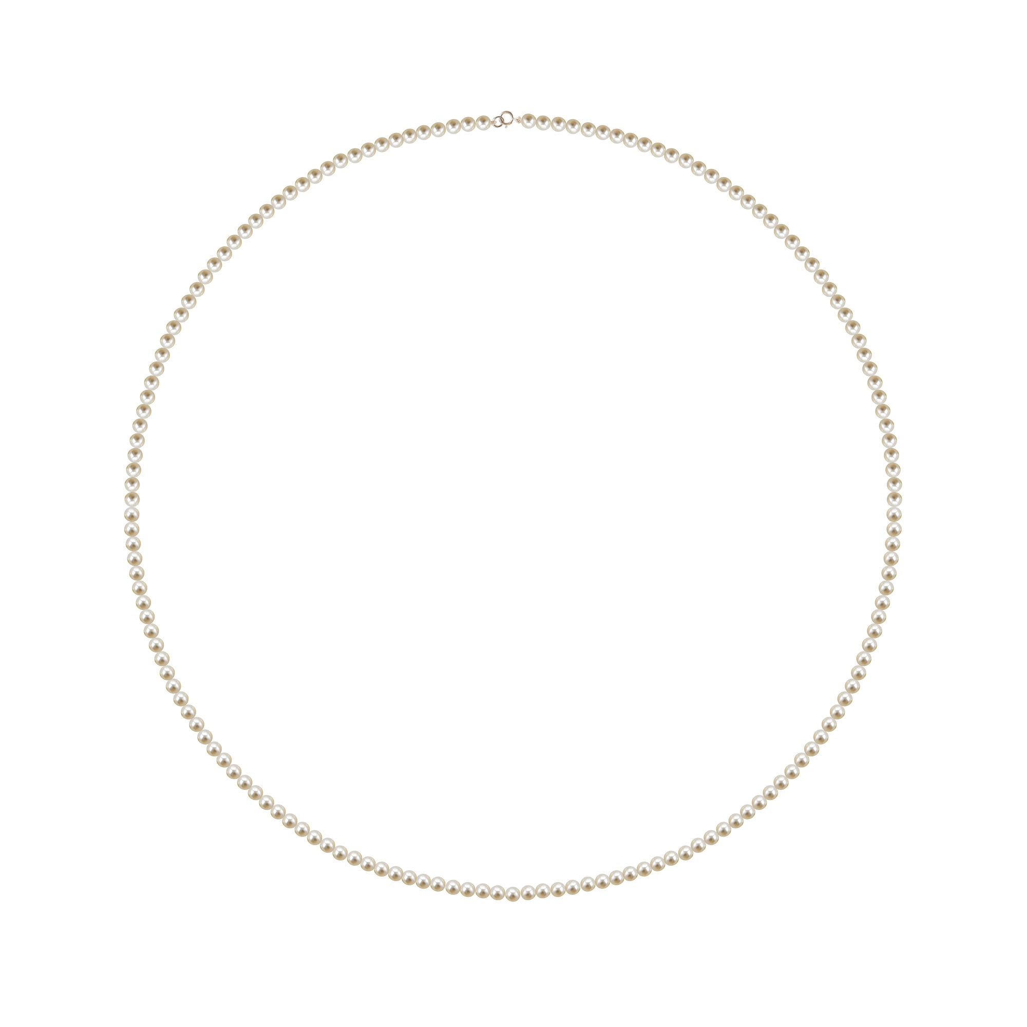 White pearl necklace 60 cm 