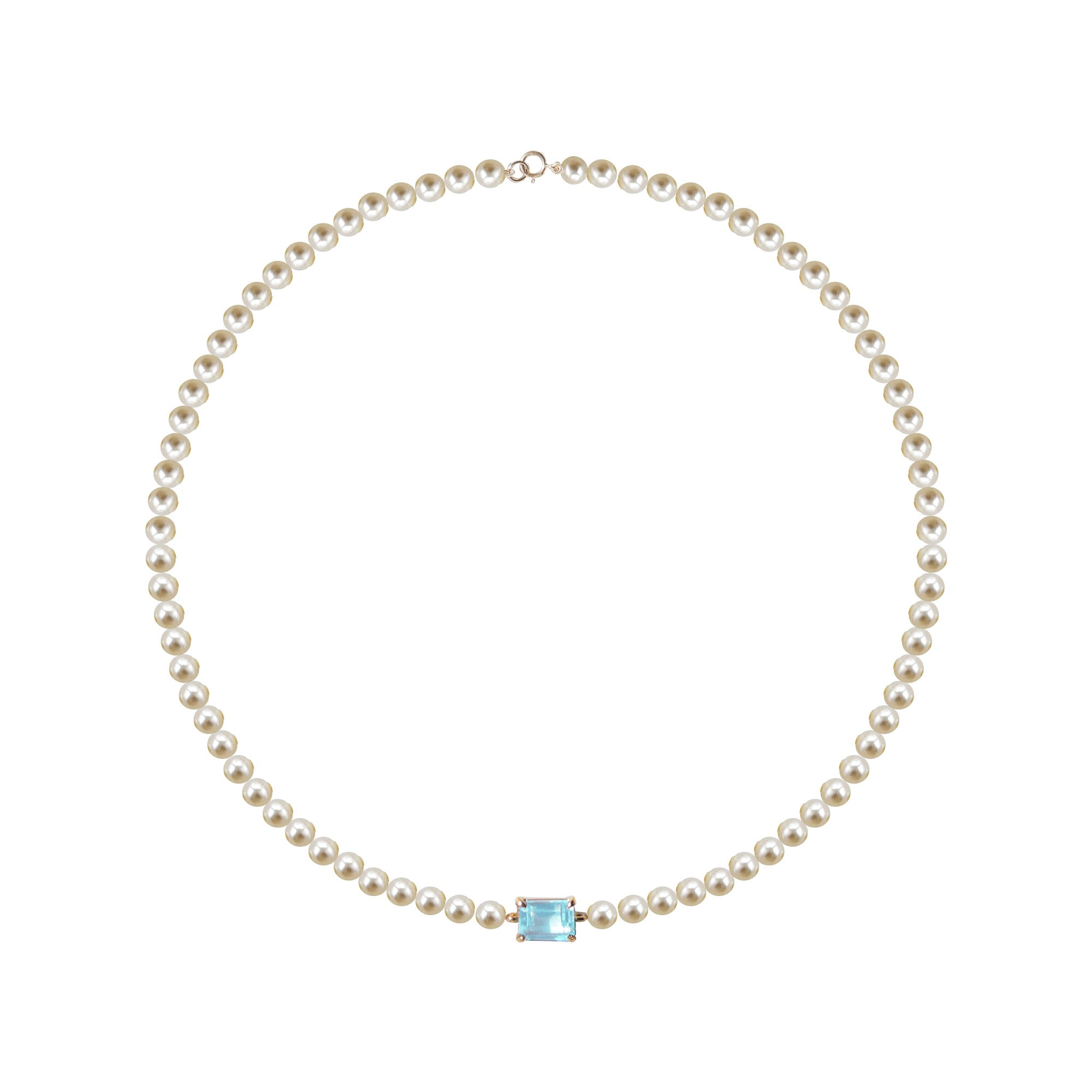 Royal Blue Lagoon Pearl Necklace 