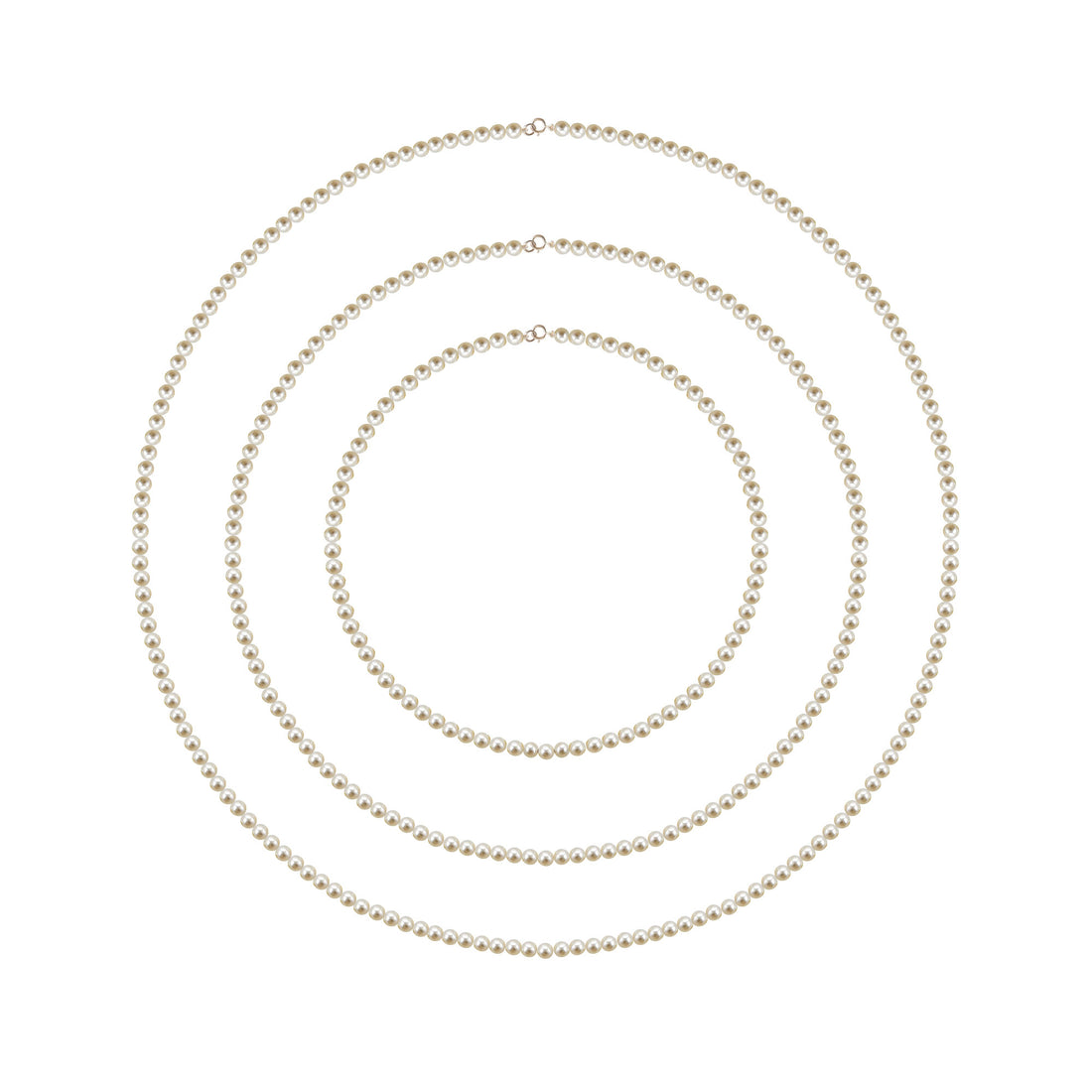 White pearl necklace 60 cm – Singularity Galleries