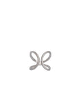 Load image into Gallery viewer, Intrépide satin silver single earring
