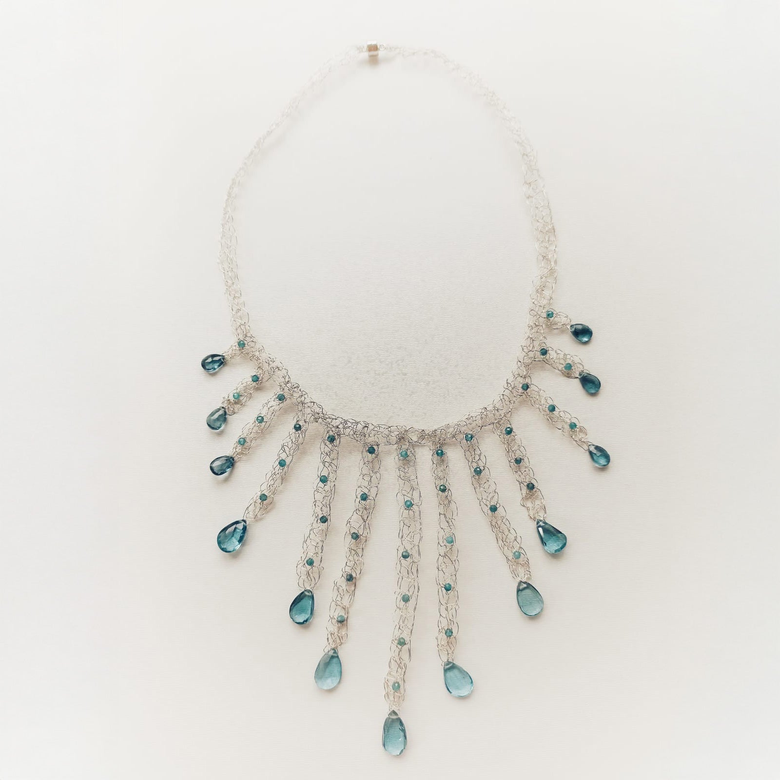 Collier Club 55 en argent et topazes