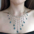 Load image into Gallery viewer, Collier Club 55 en argent et topazes
