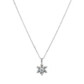 Load image into Gallery viewer, Silver quartz and diamond necklace
