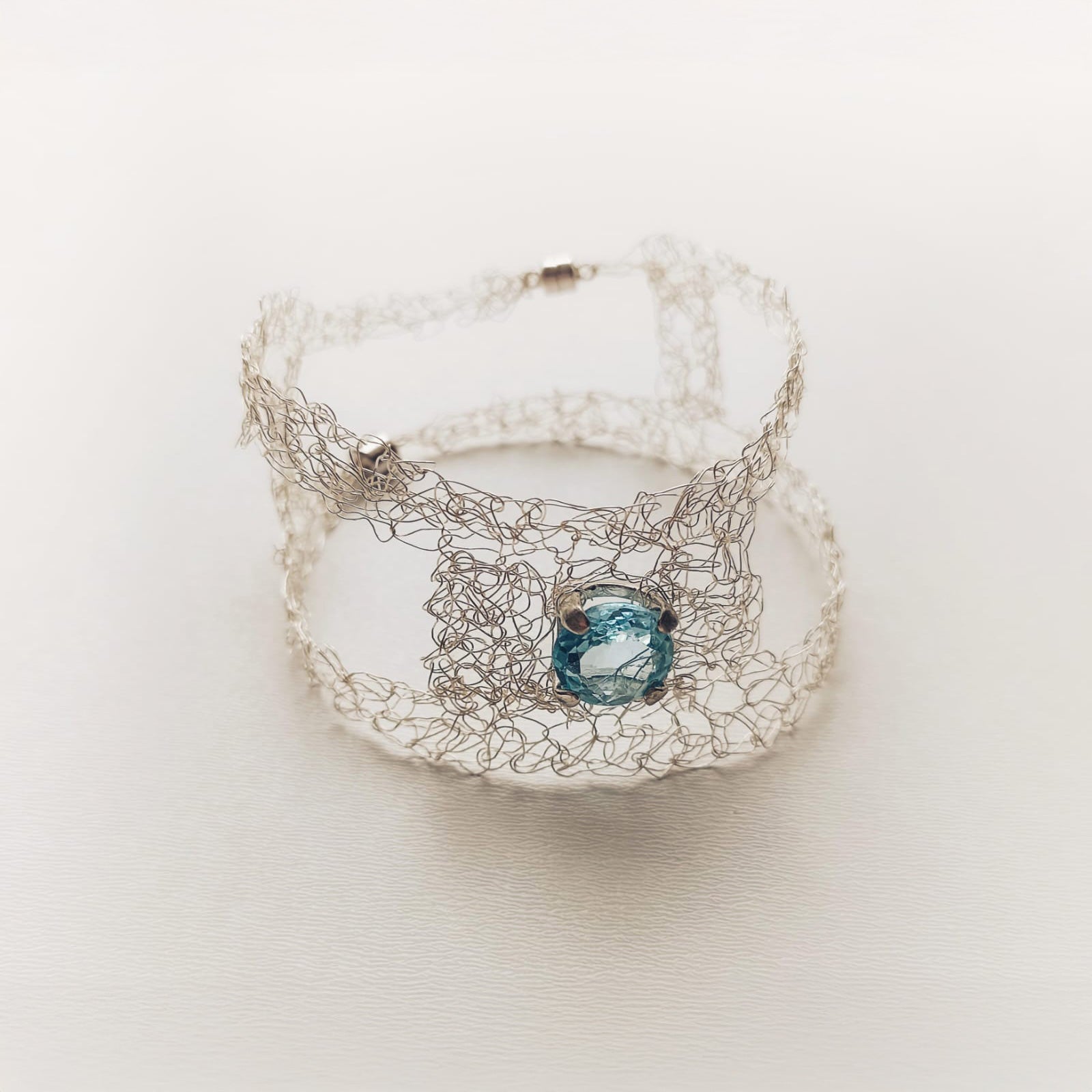 Bracelet Rivoli en argent et avec topaze