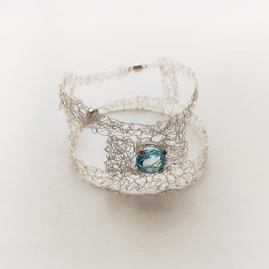 Bracelet Rivoli en argent et avec topaze