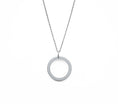 Charger l'image dans la visionneuse de la galerie, Collier H 3 diamants noirs et aluminium anodisé
