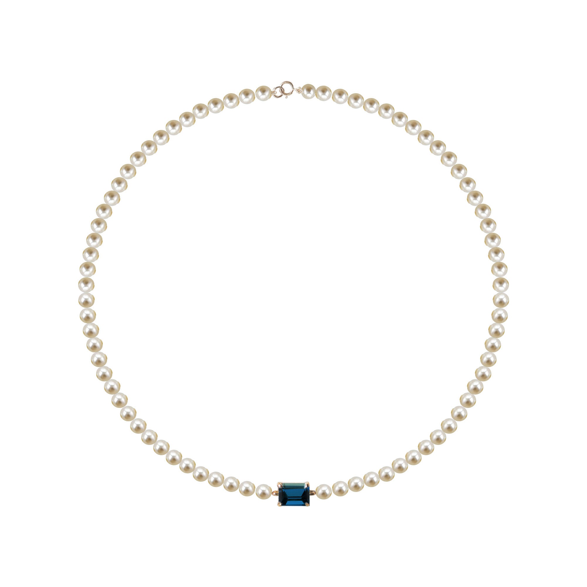 Royal Sapphire Lagoon Pearl Necklace