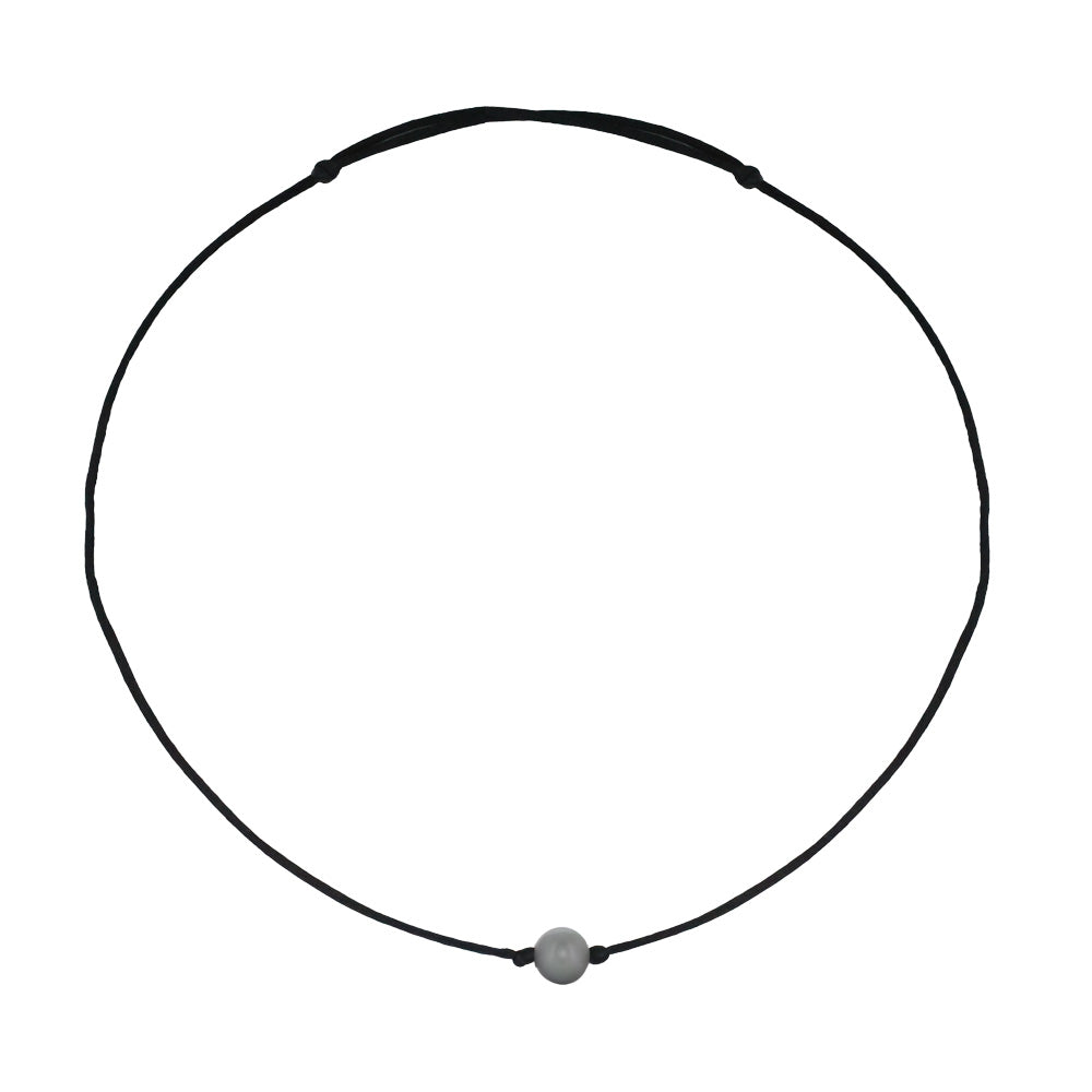 Gray pearl necklace – Singularity Galleries