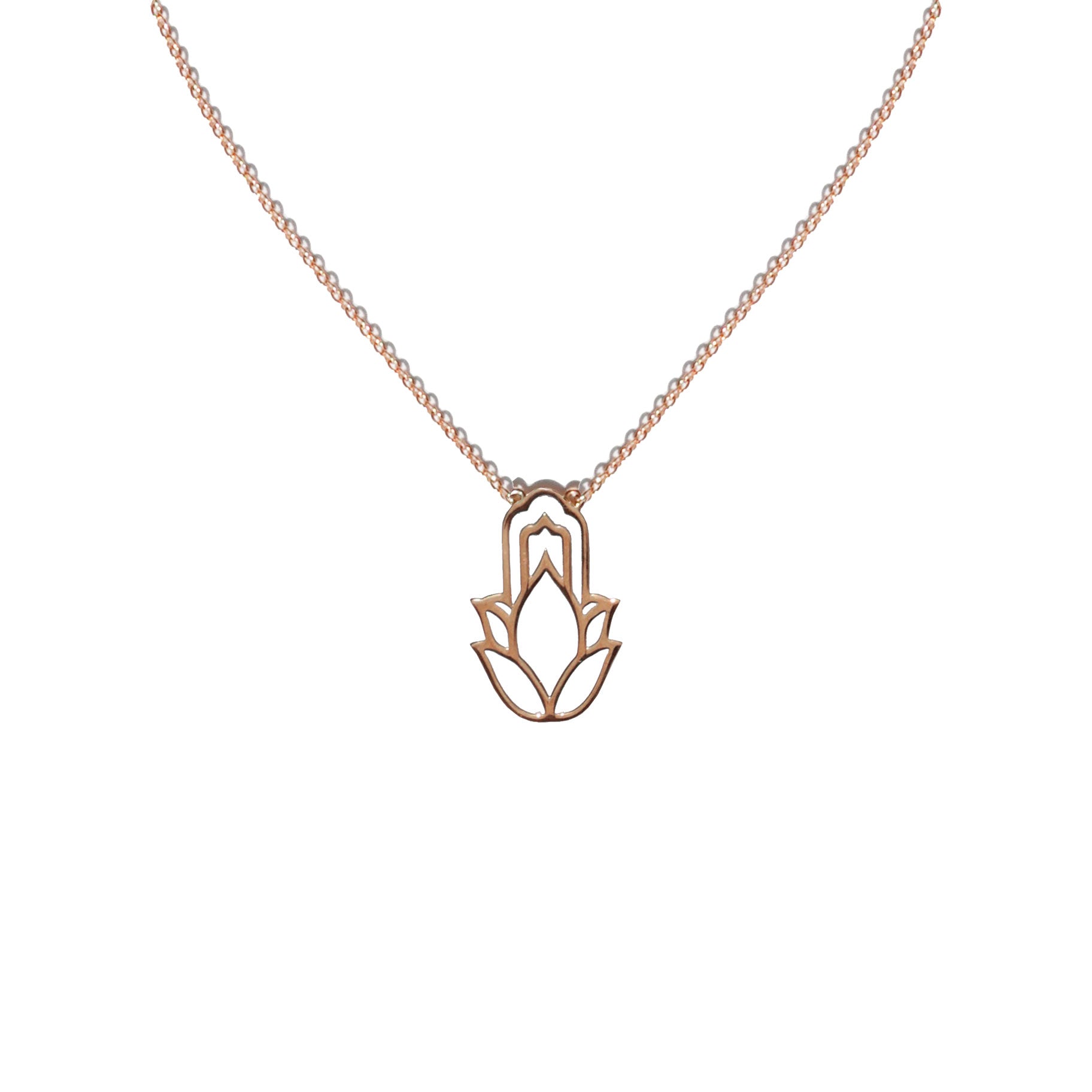 Rose gold balance necklace – Singularity Galleries