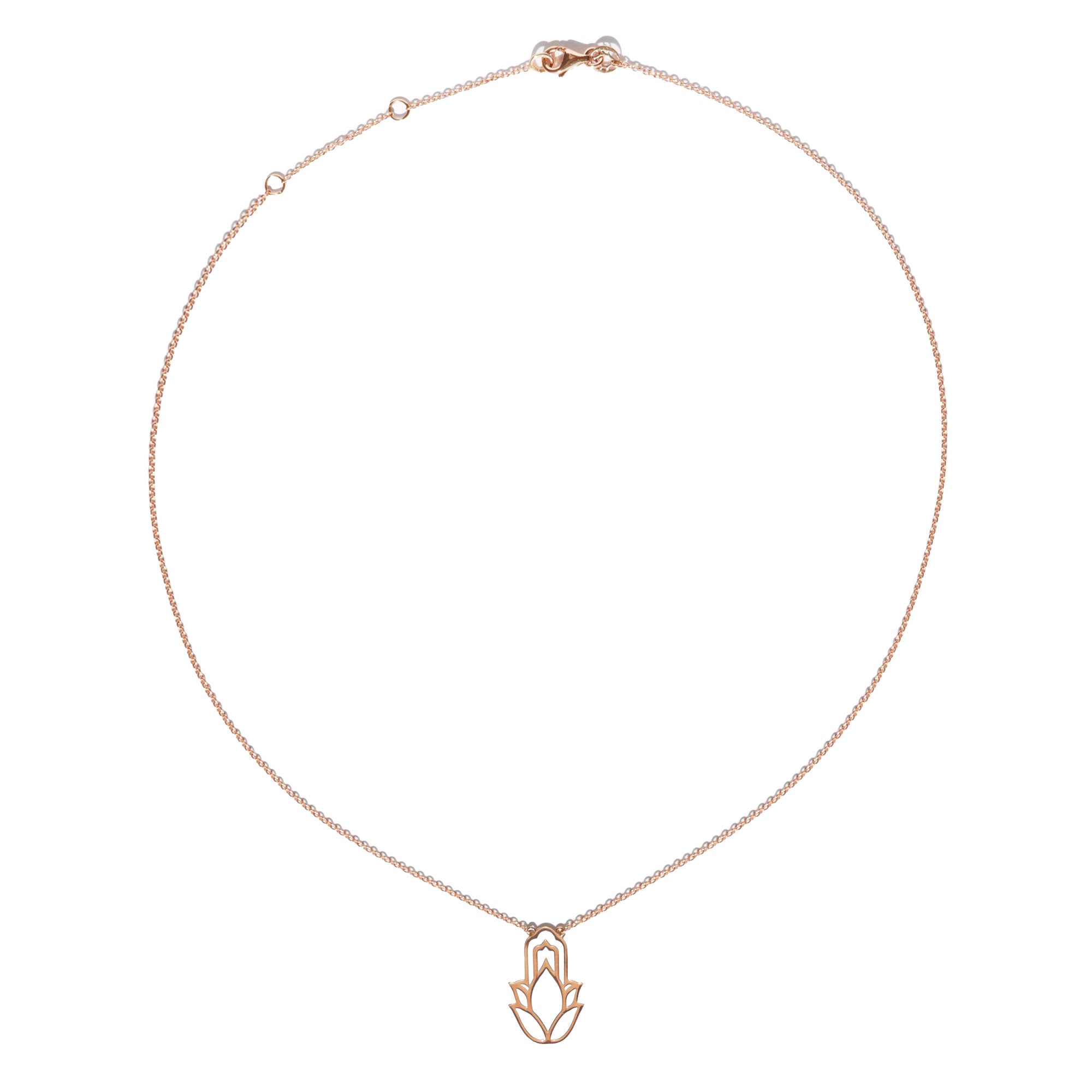 Rose gold balance necklace – Singularity Galleries