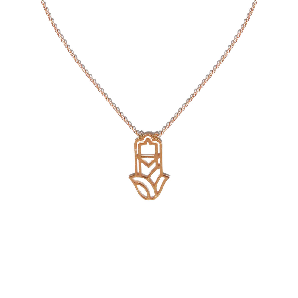 Collier Sérénité or rose – Singularity Galleries