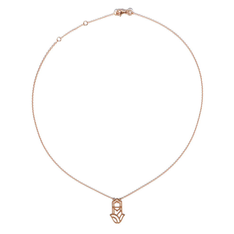 Collier Sérénité or rose – Singularity Galleries